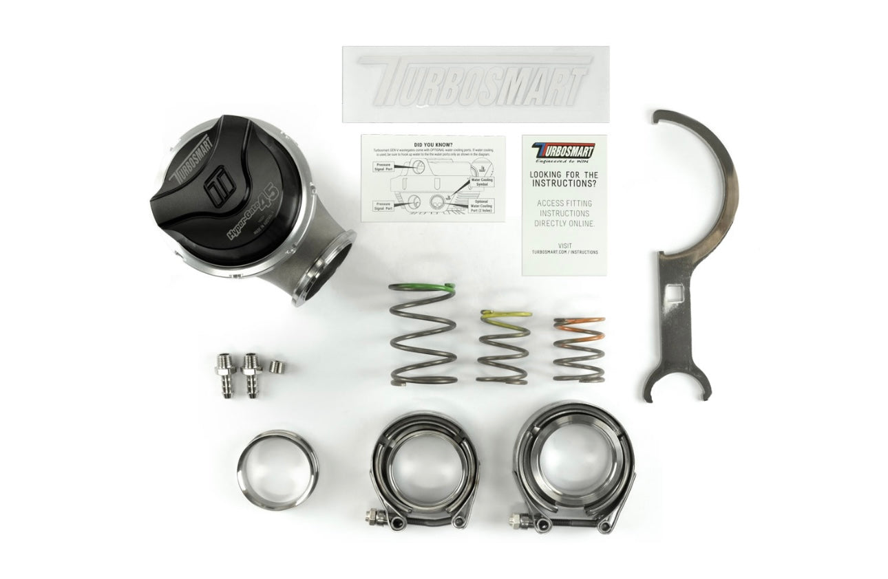 WG45 Hypergate 45mm Ext Wastegate 14 PSI Black