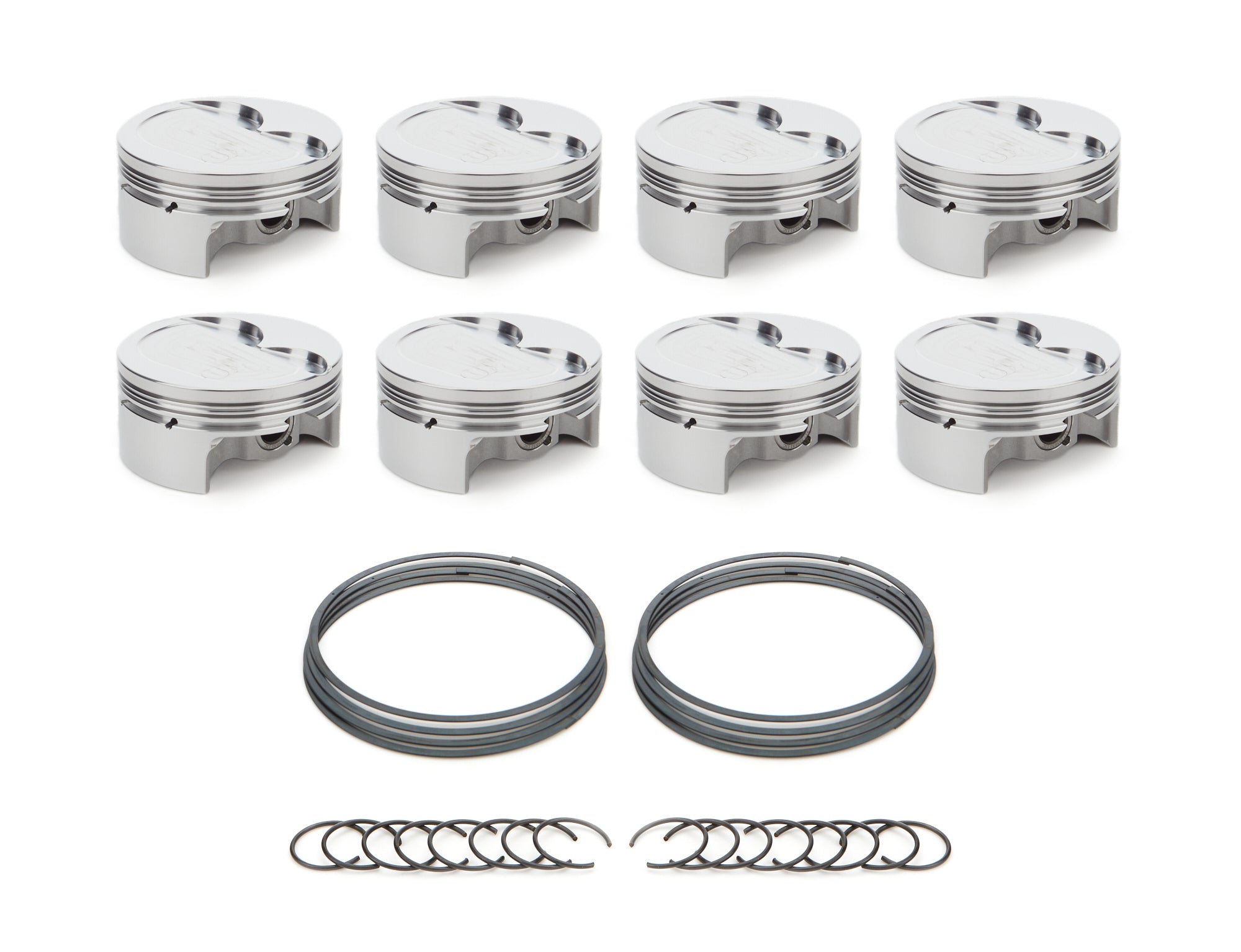 GM LS Dished Piston Set 4.125 Bore -6cc